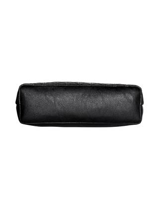 Esbeda Black Color Emboss Dotmatrix quilted Handbag For Women 9