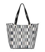Esbeda Black Color Logo Print Handbag For Women
