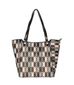 Esbeda Brown Color Logo Print Handbag For Women