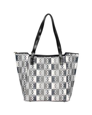 Esbeda Black Color Logo Print Handbag For Women 8
