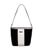 Esbeda Black Color Suede Diamond Studded Handbag For Women