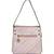 Esbeda Pink Color Printed Logo font handbag For Women