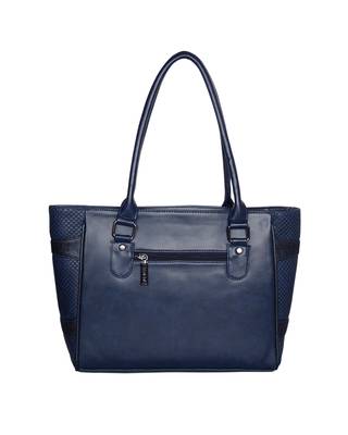 Esbeda Blue Color Solid Blissy Handbag For Women 5