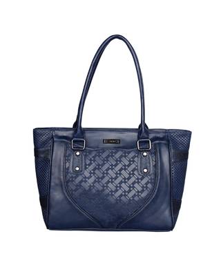 Esbeda Blue Color Solid Blissy Handbag For Women 2