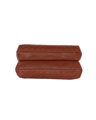 Esbeda Tan Color Embossed Textured Handbag For Women 9