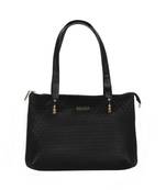 Esbeda Black Color Embossed Textured Handbag For Women
