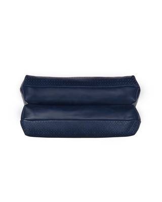 Esbeda Blue Color Embossed Textured Handbag For Women 6