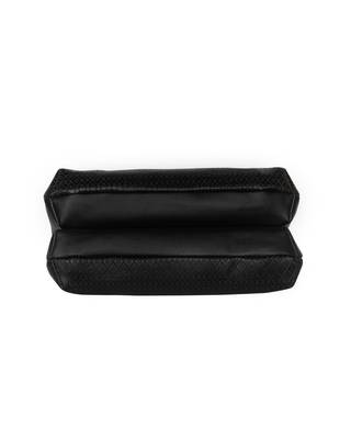Esbeda Black Color Embossed Textured Handbag For Women 9
