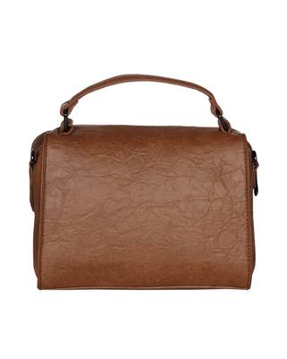 Esbeda Tan Color Solid Pattern Peperish Handbag For Women 11