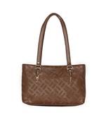Esbeda Chiku Color Embossed Textured Handbag For Women