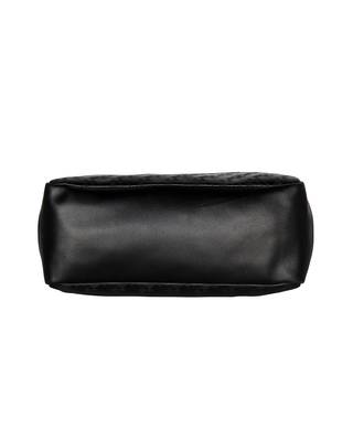 Esbeda Black Color Embossed Textured Handbag For Women 6