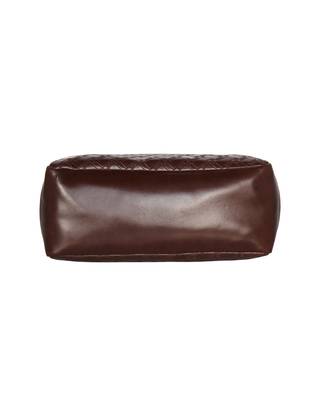Esbeda Brown Color Embossed Textured Handbag For Women 9