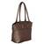Esbeda Metal Color Glitter Emboss Hand bag For women