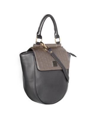 Esbeda Grey Color Cinhetic saddle Handbag For Women 10