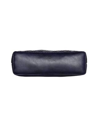 Esbeda Blue Color Emboss Dotmatrix quilted Handbag For Women 12