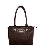 Esbeda Brown Color Solid Pattern Textured Handbag For Women