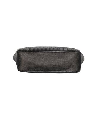Esbeda Black Color Solid Pattern Glitter Emboss Hand bag For Women 5