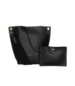 Esbeda Black Color Solid Pattern Suede handbag For Women