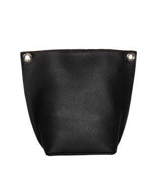 Esbeda Black Color Solid Pattern Suede handbag For Women 4
