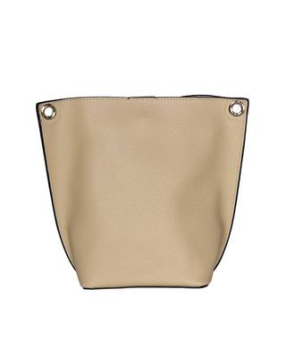 Esbeda Beige Color Solid Pattern Suede handbag For Women 4