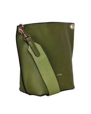Esbeda Green Color Solid Pattern Suede handbag For Women 6