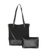 Esbeda Black Color Solid Pattern Suede handbag with pouch For Women