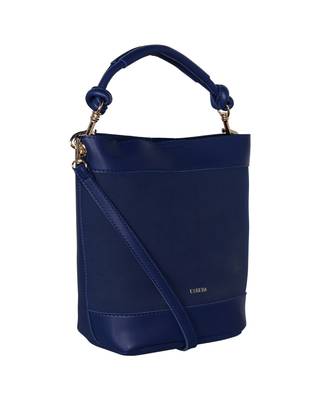 Esbeda Blue Color Solid Pattern Suede handbag with pouch For Women 6