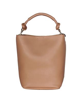Esbeda Pink Color Solid Pattern Suede handbag with pouch For Women 7