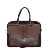 Esbeda Brown Color Big Size Strip Flap Laptop Bag