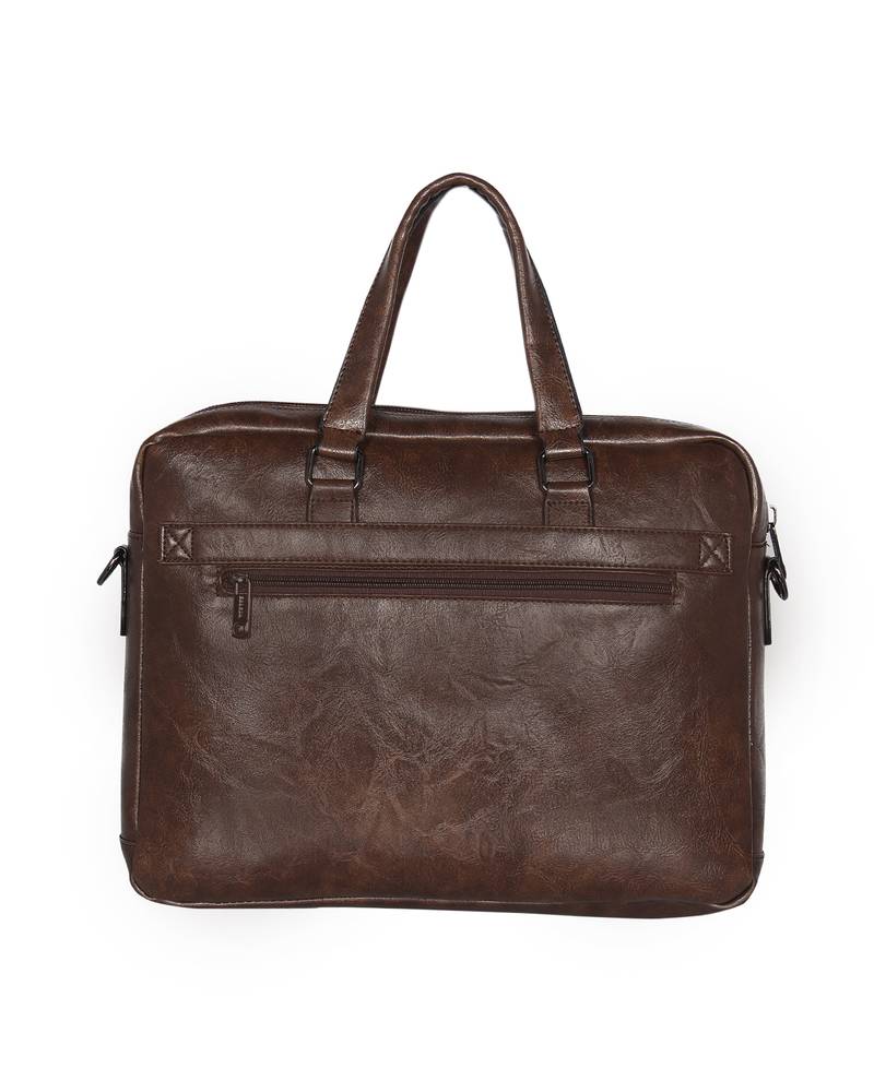 Esbeda Brown Color Regular Size Camaro Crossbody Laptop bag For Men