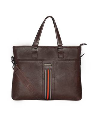 Esbeda Coffee Color Regular Size Voyagar Laptopbag For Men 1