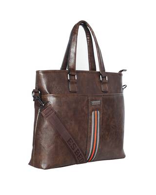 Esbeda Brown Color Regular Size Voyagar Laptopbag For Men 6