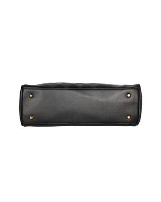 Esbeda Black Color Solid Pattern Textured Handbag For Women 12