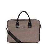 Esbeda Grey Color Stitch Line Laptop bag For mens & women