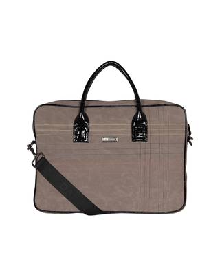 Esbeda Grey Color Stitch Line Laptop bag For mens & women 2
