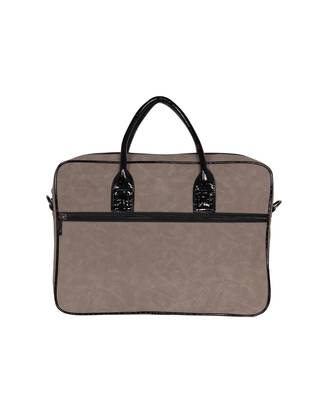 Esbeda Grey Color Stitch Line Laptop bag For mens & women 7