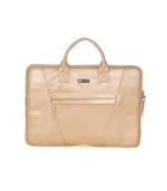 Esbeda Cream Color Solid Laptop Sleeve For Mens and womens