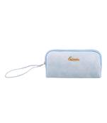 Esbeda L-Blue Color Solid Pu Synthetic Material Pouch For Womens
