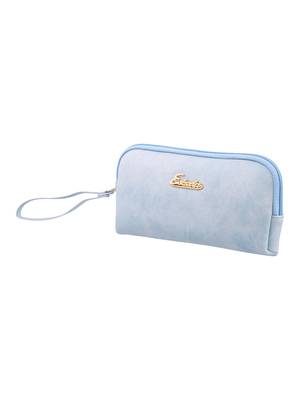 Esbeda L-Blue Color Solid Pu Synthetic Material Pouch For Womens 5
