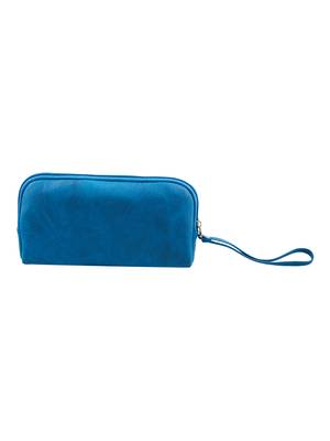 Esbeda M-Blue Color Solid Pu Synthetic Material Pouch For Womens 6