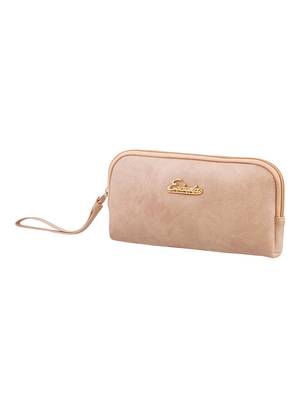 Esbeda Beige Color Solid Pu Synthetic Material Pouch For Womens 5