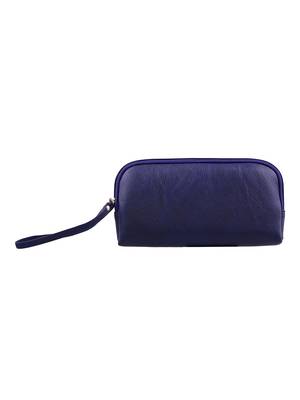 Esbeda D-Blue Color Solid Pu Synthetic Material Pouch For Womens 12
