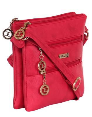 Esbeda ladies Sling Bag RED color 4