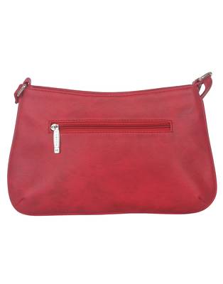 Esbeda Red color Quilted Slingbag for womens 9