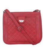 Esbeda Red color Quilted Slingbag for womens
