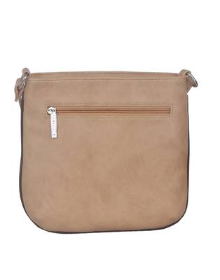 Esbeda Beige color Quilted Slingbag for womens 12