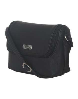 Esbeda Black color Solid Slingbag for womens 5