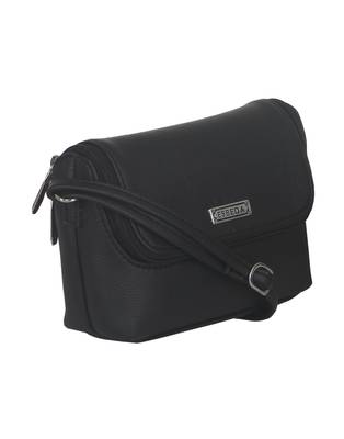 Esbeda Black color Solid Slingbag for womens 10