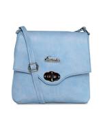 Esbeda Light Blue color Solid women's slingbag