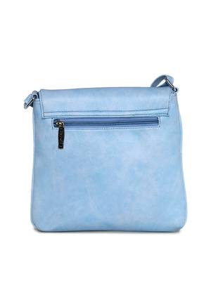 Esbeda Light Blue color Solid women's slingbag 6